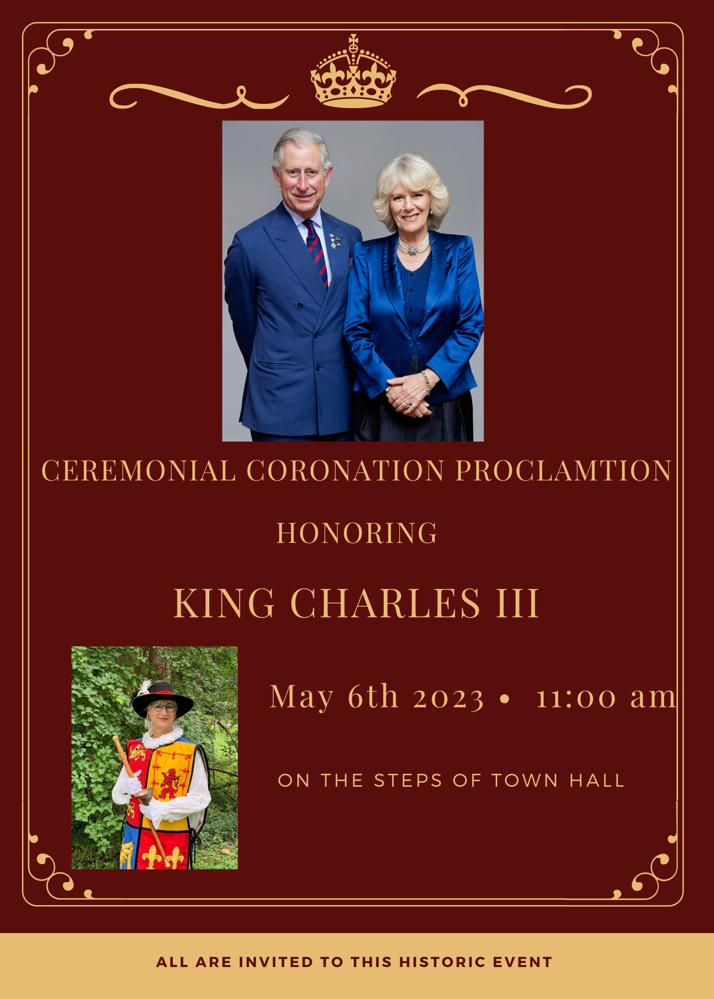 Ceremonial Coronation Proclamation - Town of Annapolis Royal